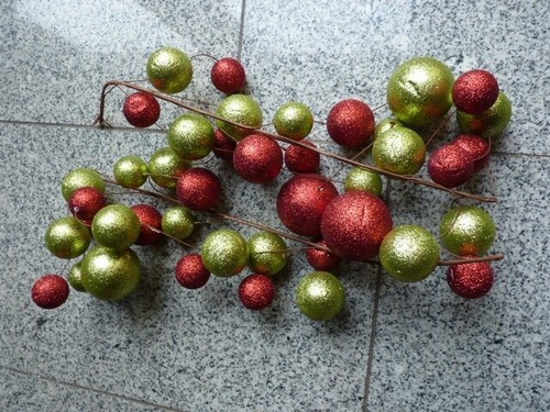 Weihnachtliche tischdekoration - weihnachtliche,