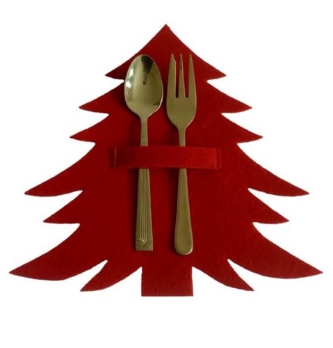 Weihnachtliche besteckhalter - weihnachtliche,