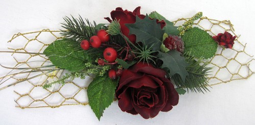 Weihnachtliche tischdekoration - weihnachtliche,