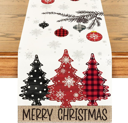 Weihnachtlicher tischläufer - weihnachtlicher,