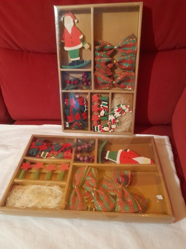 Weihnachtliche tischdeko - 2x, /