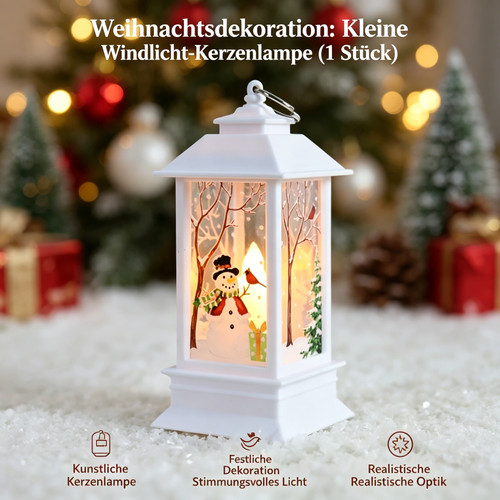 Weihnachtliche kerzenlampen - weihnachtliche,