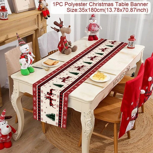 Weihnachtlicher tischläufer - weihnachtlicher,
