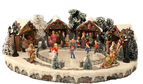 Weihnachtliche winterszene - weihnachtliche,
