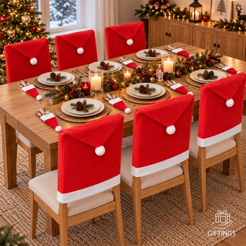 Weihnachtliche stuhlhussen - weihnachtliche,