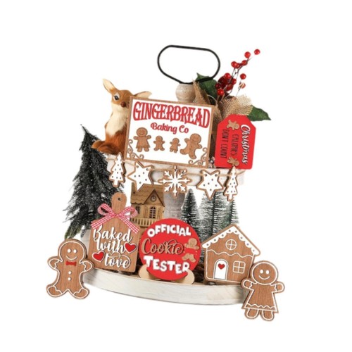Weihnachtliche etagere - weihnachtliche,