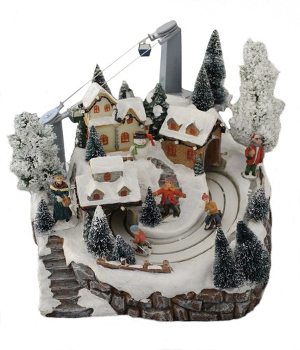 Weihnachtliche winterszene mit - weihnachtliche,